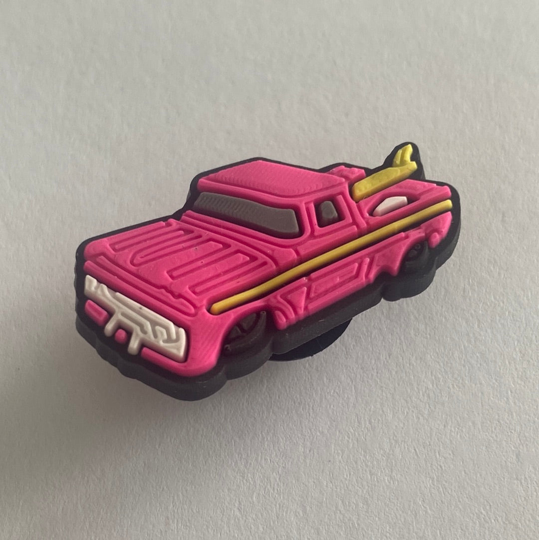 Hot Pink Pick-Up Truck