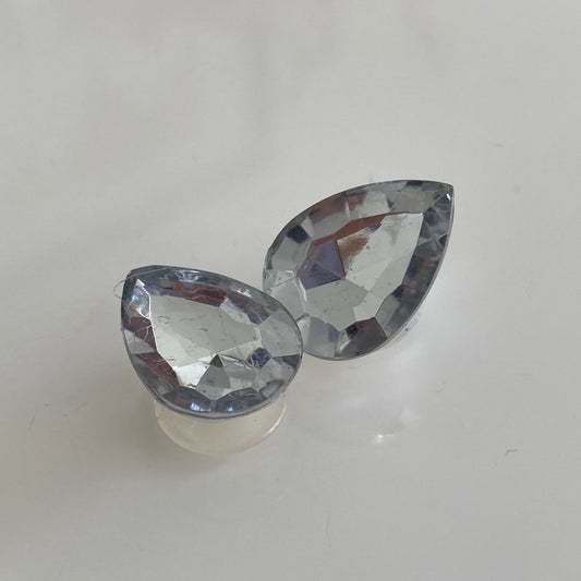 Faux Teardrop Diamond