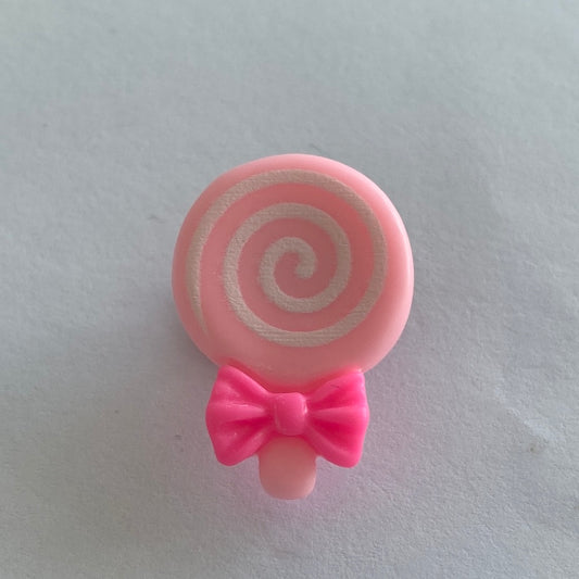 Swirl Lollipop - Pale Pink