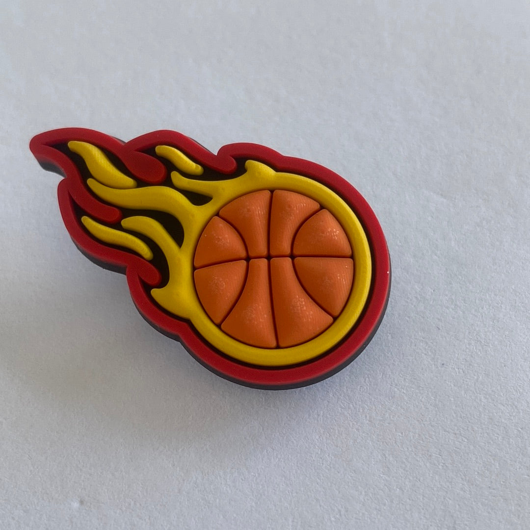 Flaming Basketball