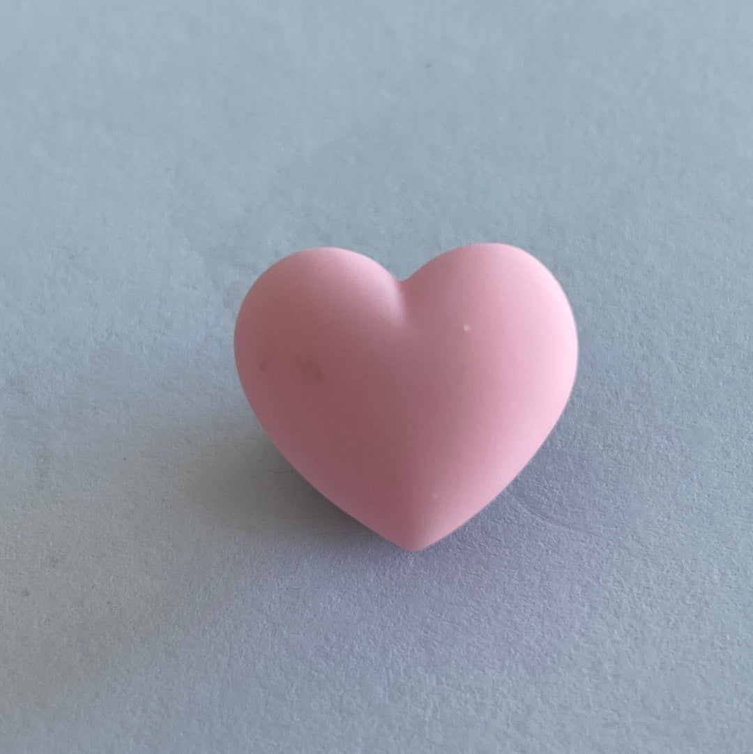 3D Creamy Heart - Pale Pink