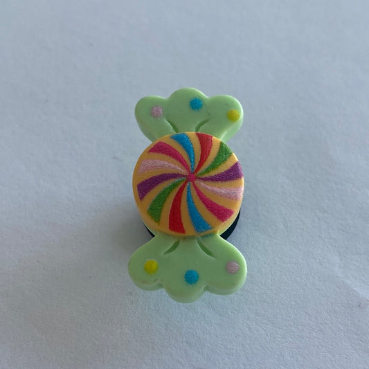 Round Swirl Candy - Pale Green