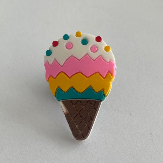 Ice Cream in a Cone with Sprinkles