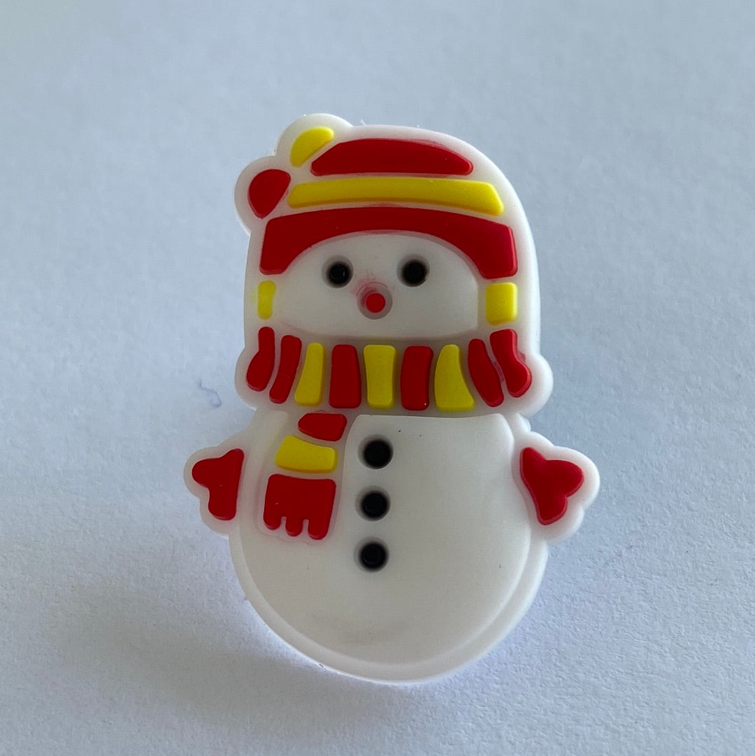 Christmas Snowman Red and Yellow Hat/Scarf