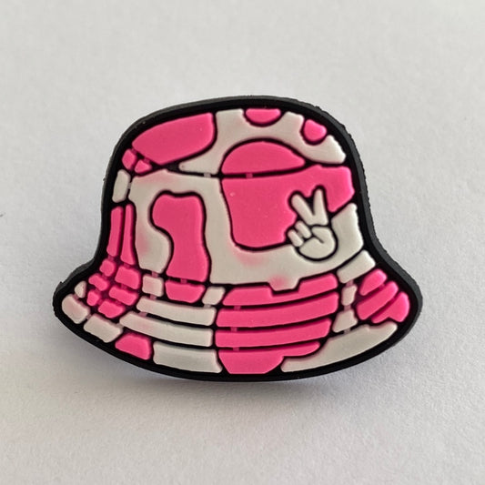 Neon Pink Chetah Print Bucket Hat