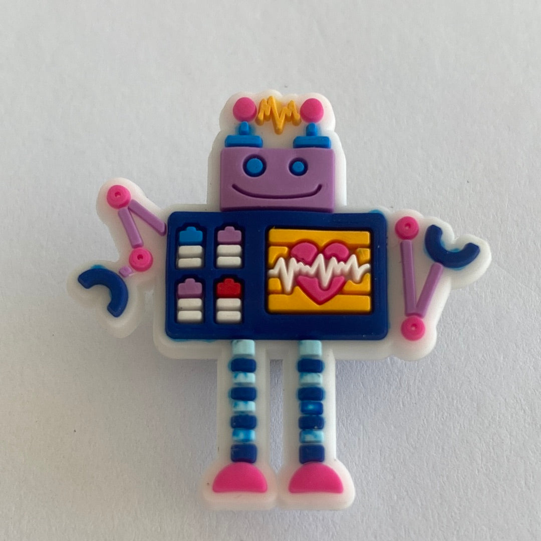 Robot - Purple, Blue and Pink