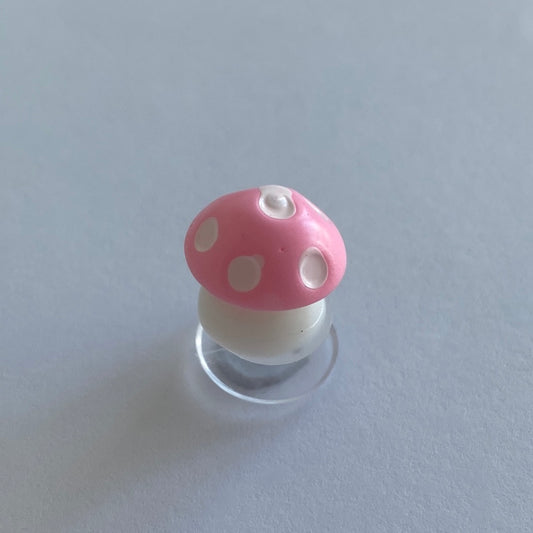 3D Mushroom - Pale Pink