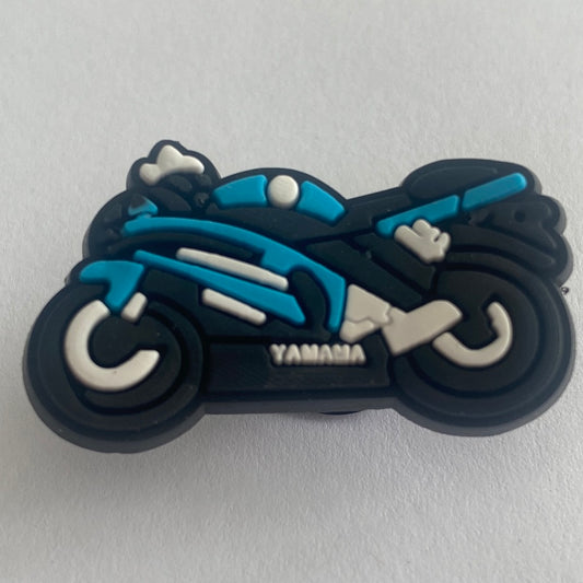 Motorbike Blue, Black and White Yamaha