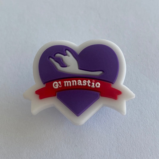 Gymnastics Purple Heart