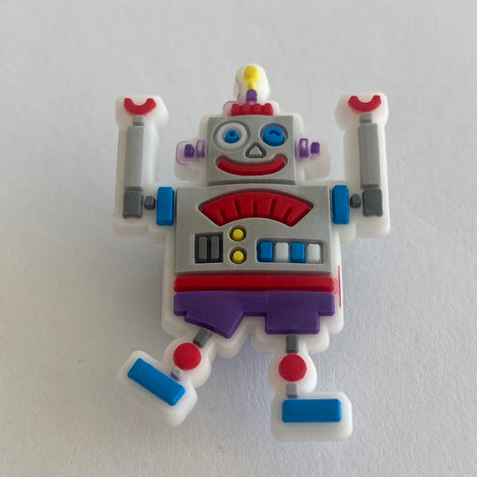 Robot - Grey, Purple and Red