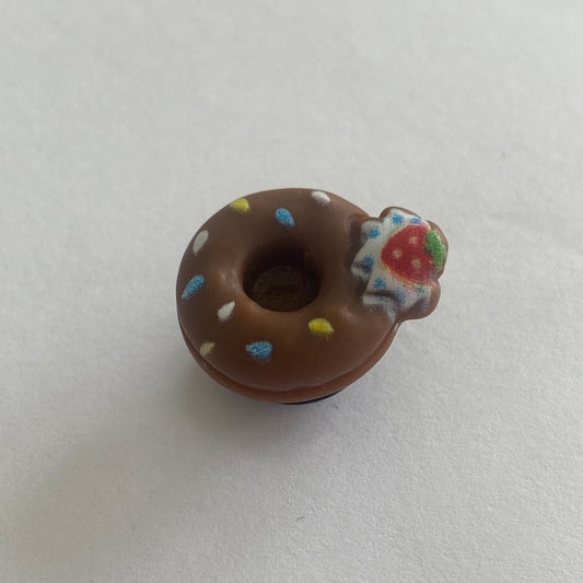 3D Chocolate Donut with Sprinkels