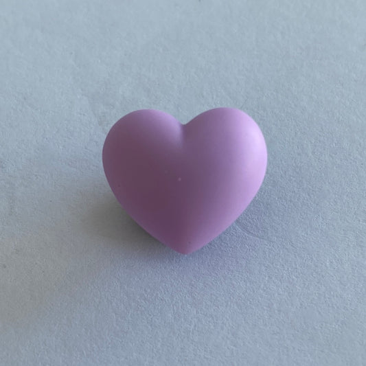 3D Creamy Heart - Lavender