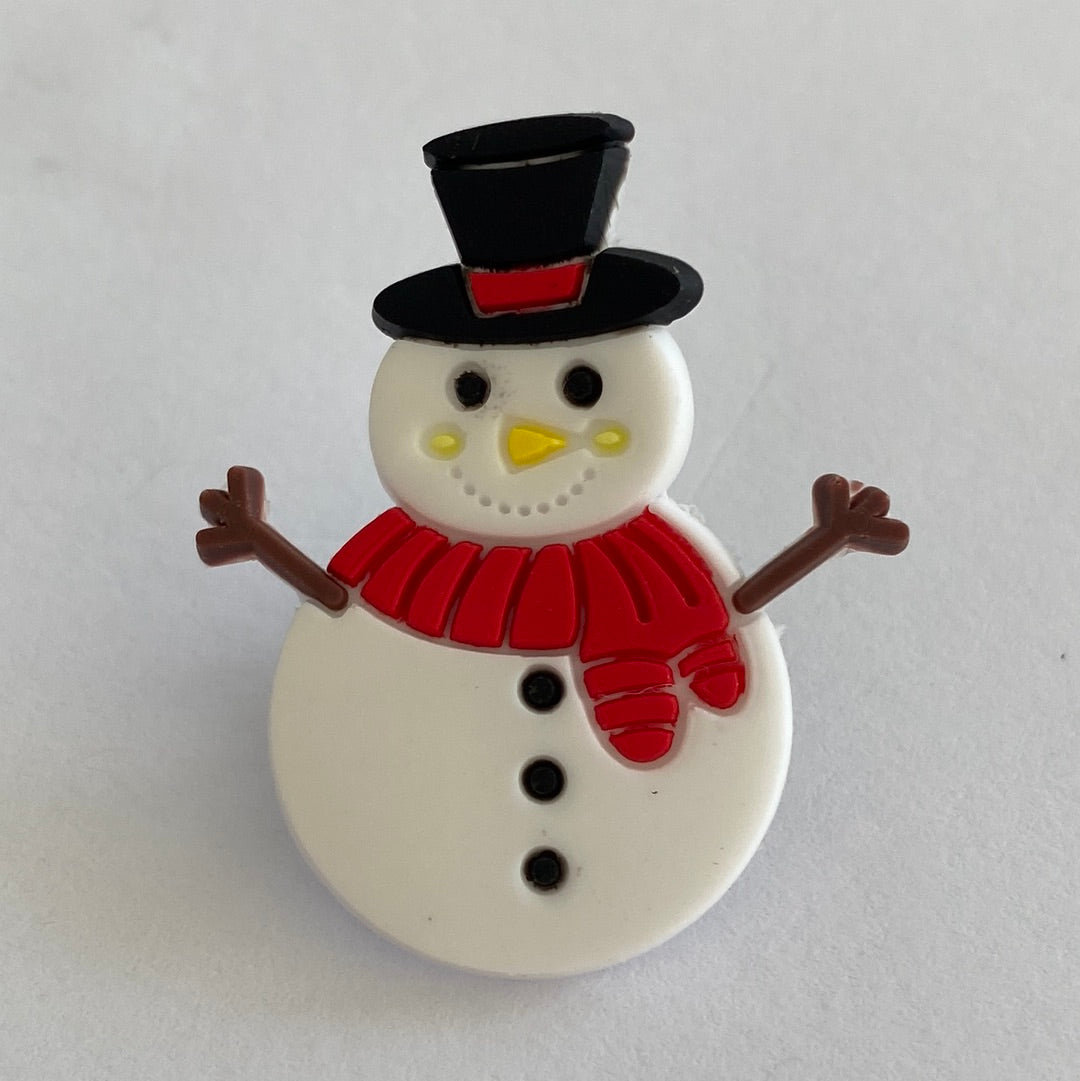 Christmas Snowman Red Scarf