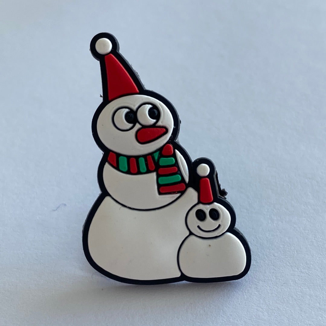 Christmas Snowman and Baby