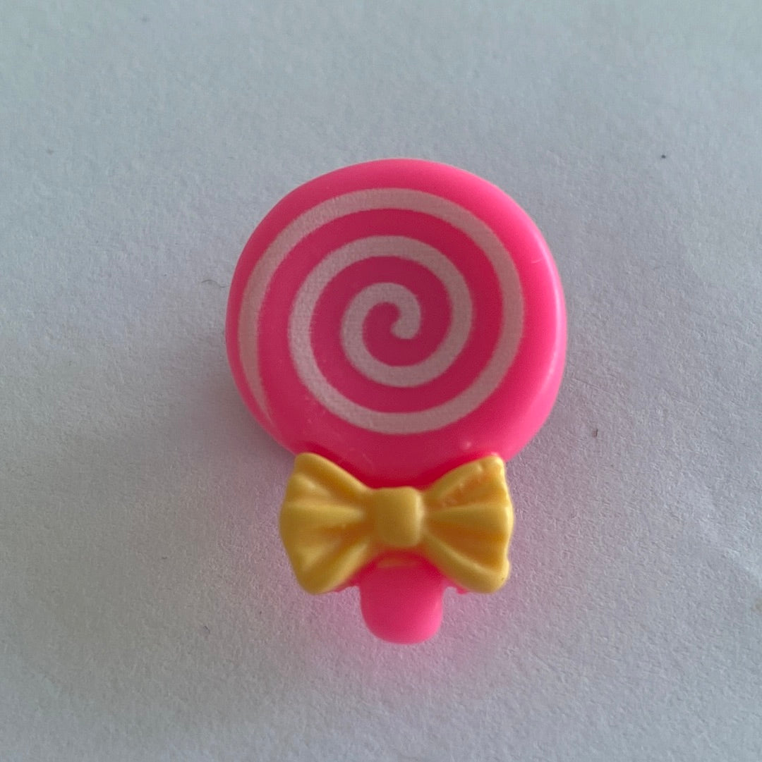 Swirl Lollipop - Hot Pink