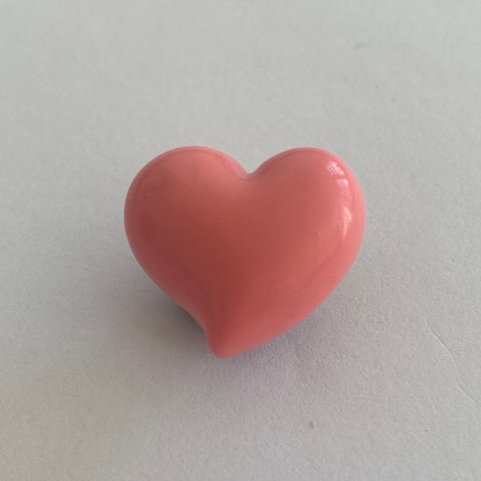 3D Glossy Heart - Peach