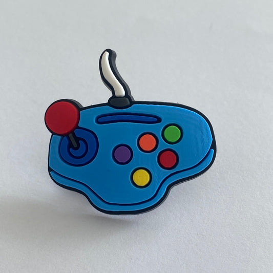 Blue Wired Game Controller