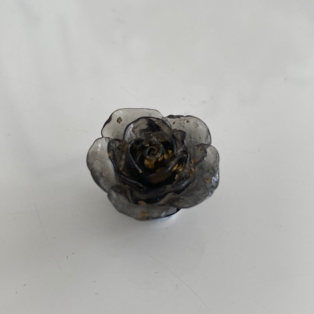 3D Black Rose