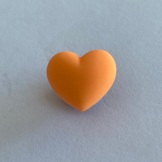 3D Creamy Heart - Orange