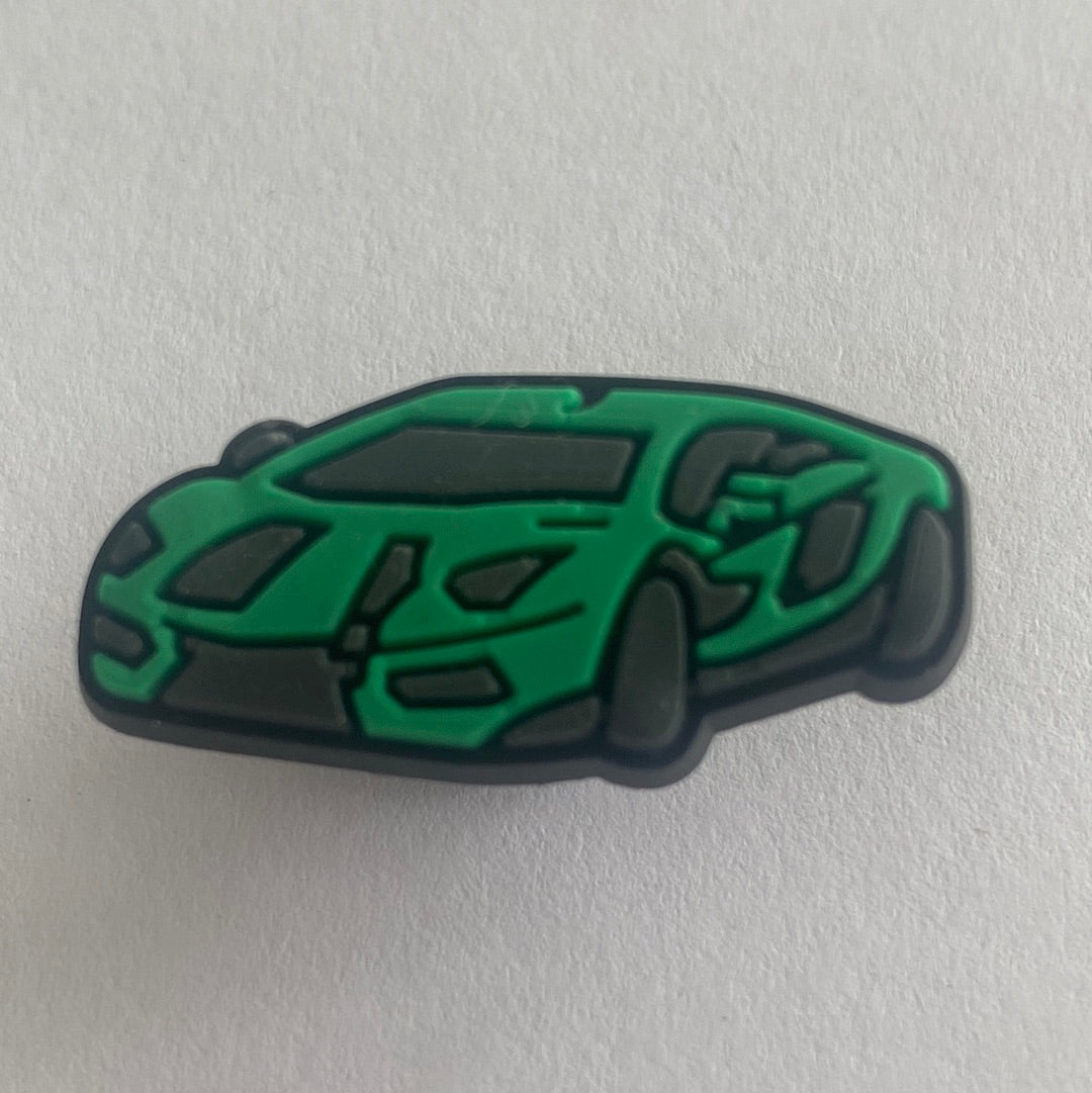 Green and Grey Sports Car