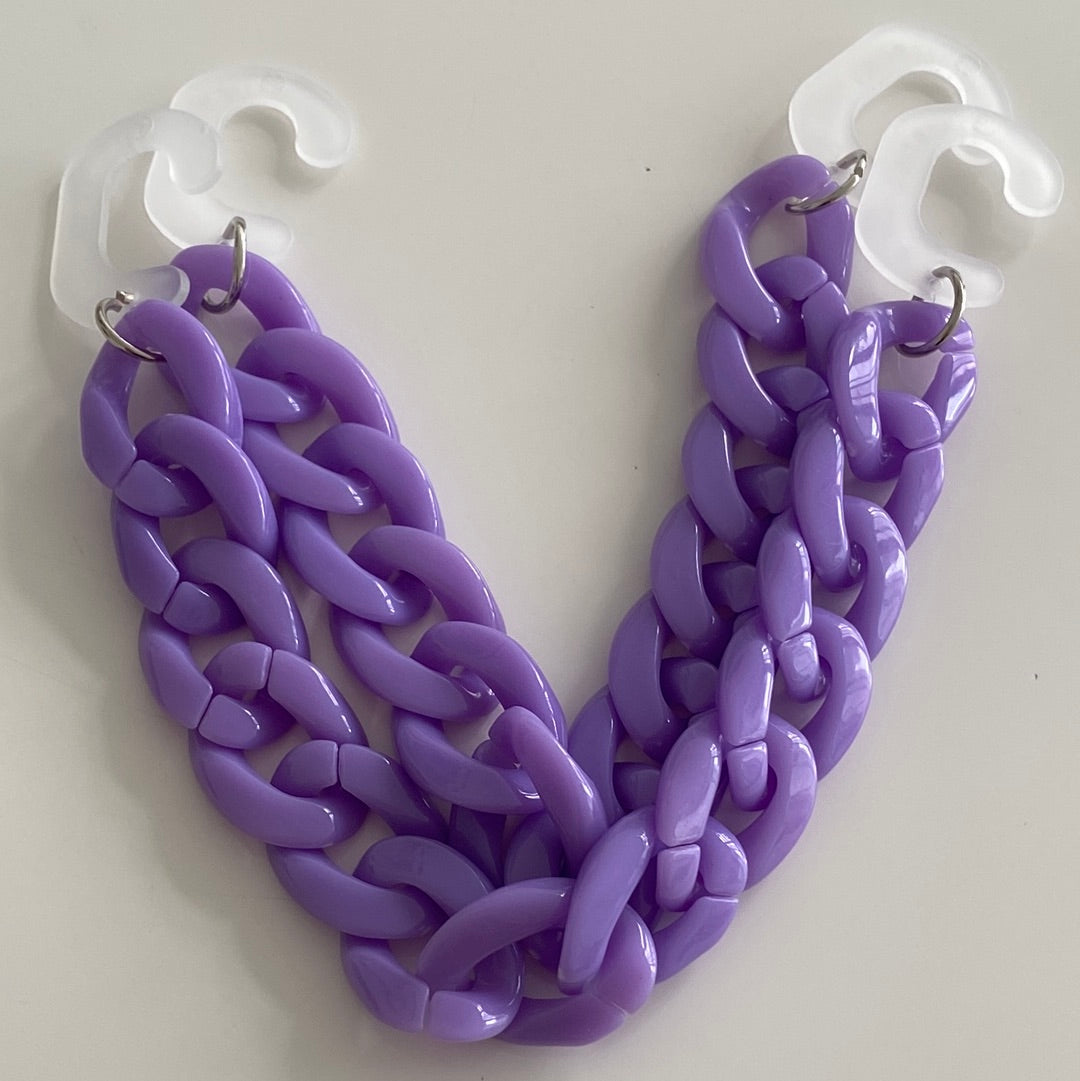 Shoe Chains - Purple Links