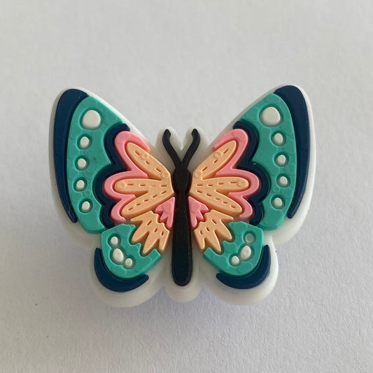 Butterfly - Teal and Pink