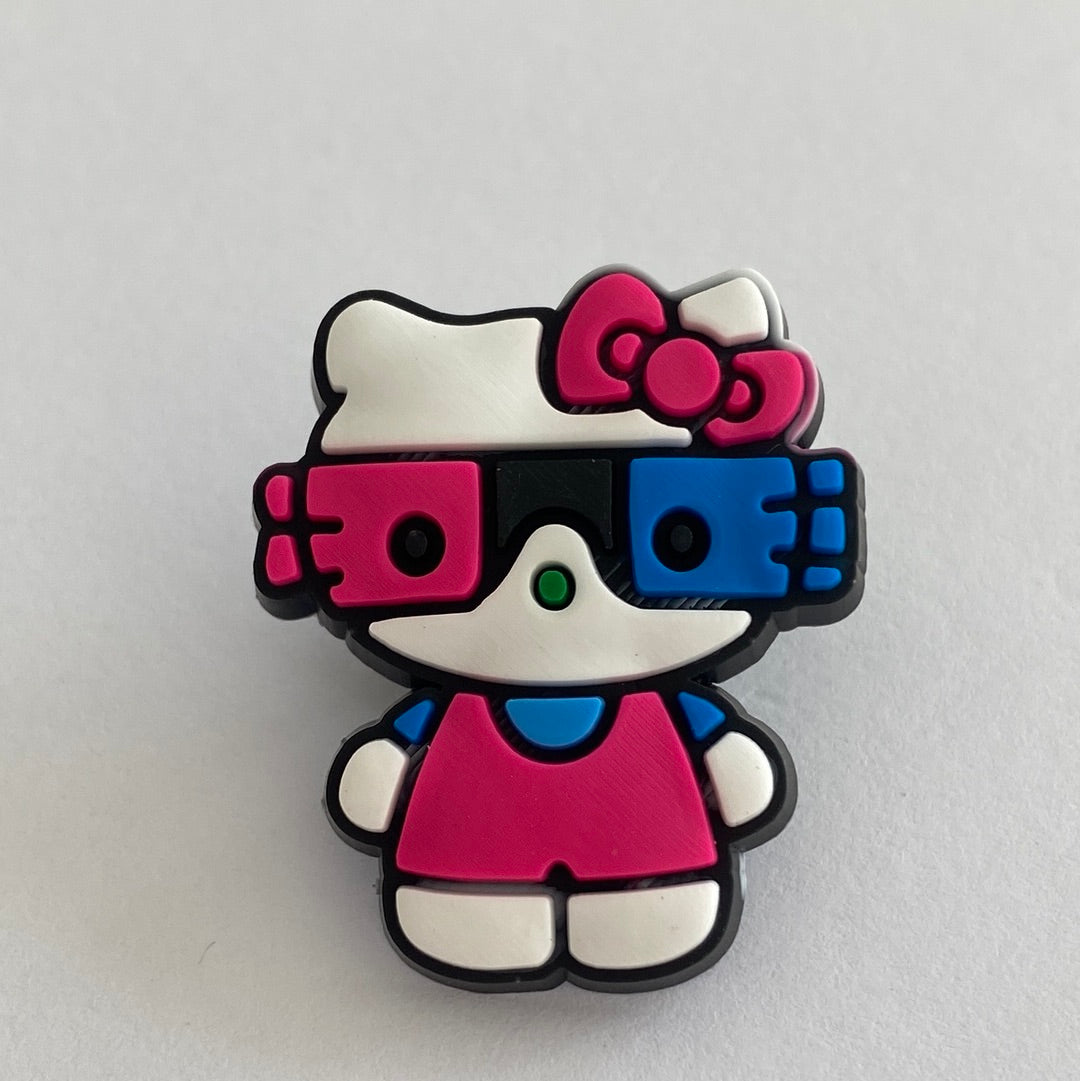 Hello Kitty with 3D Glasses