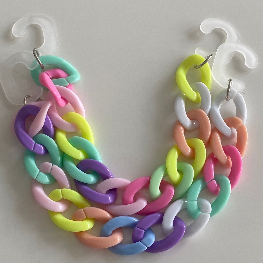 Shoe Chains - Multicoloured Links