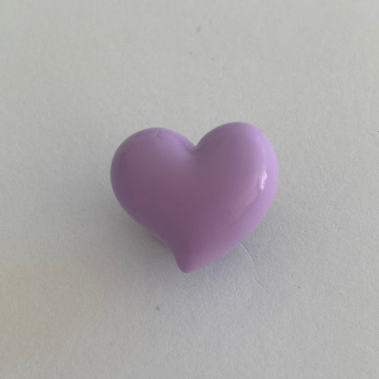 3D Glossy Heart - Purple