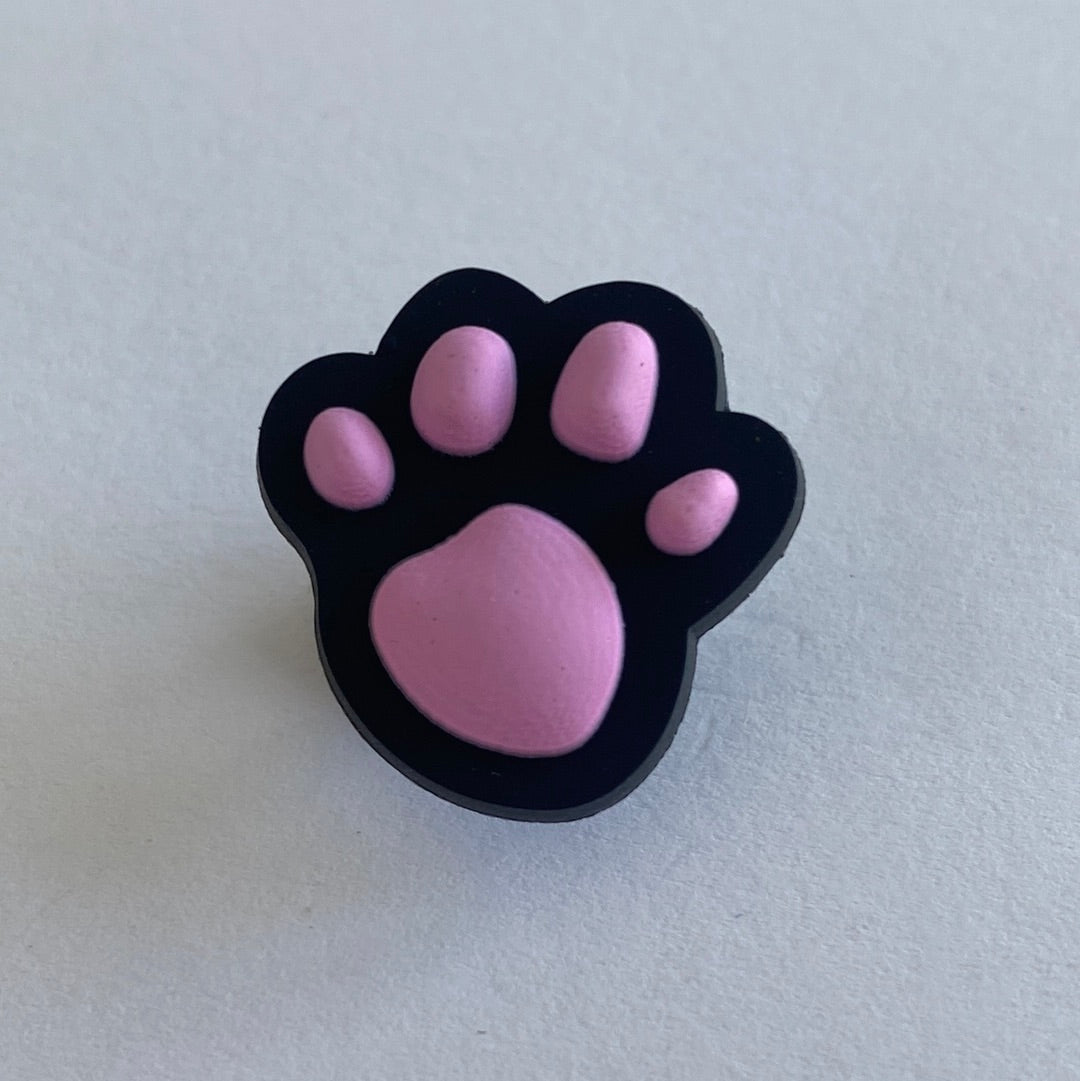 Animal Paw Black with Purple