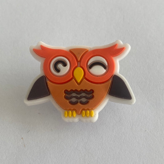 Wise Brown Owl (Orange Glasses)