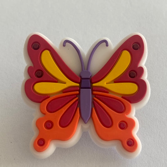 Butterfly - Orange, Red and Purple