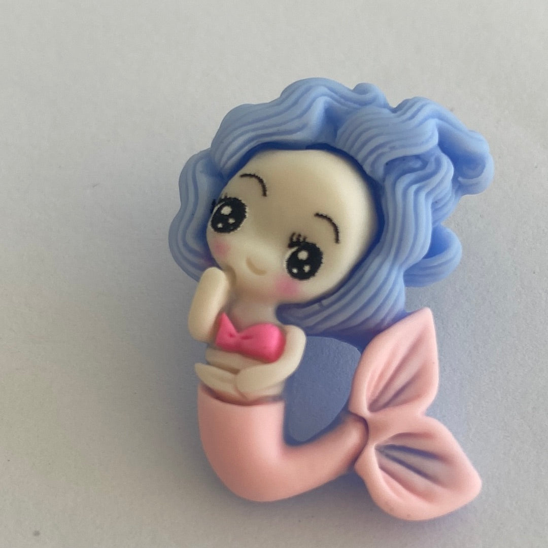 Mermaid Princess - Blue and Pale Pink